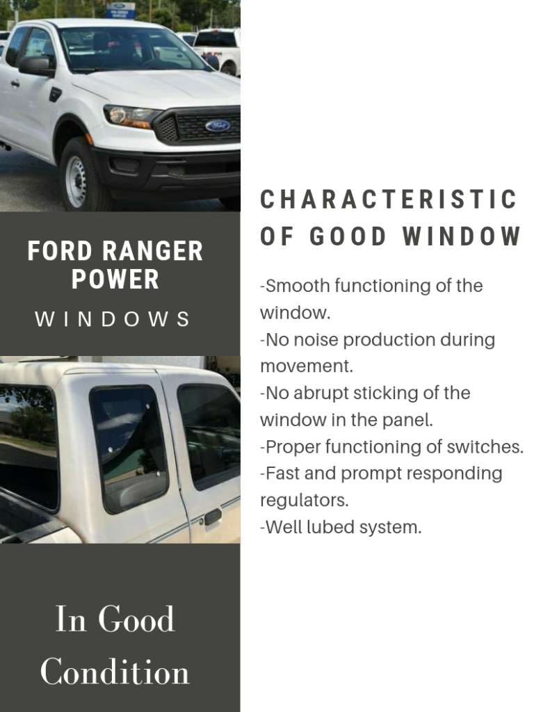 ford ranger power window problems