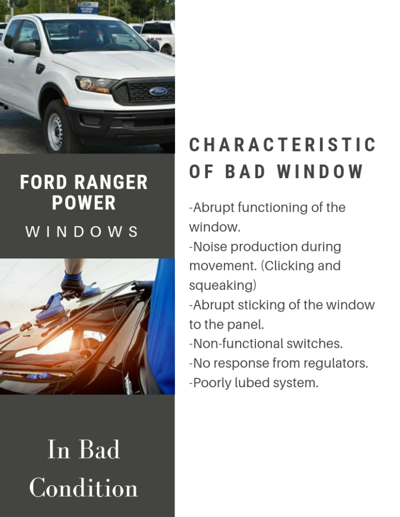 characteristics of bad window in ford