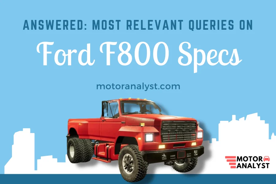 Ford F800 Specs