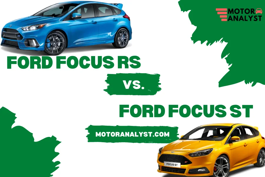 ford focus rs vs st