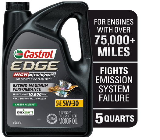Castrol – EDGE High Mileage 5W-30 Synthetic Motor Oil ($38.99)